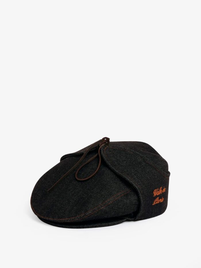 walk in paris raw denim sherlock hat WALK IN PARIS Raw Denim Sherlock Hat