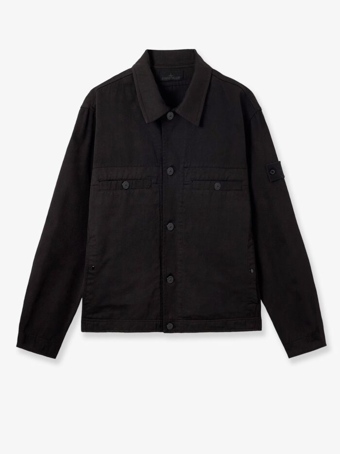 stone island raw hand wool cotton gabardine tc s.i: ghost wool and cotton blend jacket Stone Island Raw Hand Wool Cotton Gabardine-TC S.I: Ghost Wool And Cotton Blend Jacket