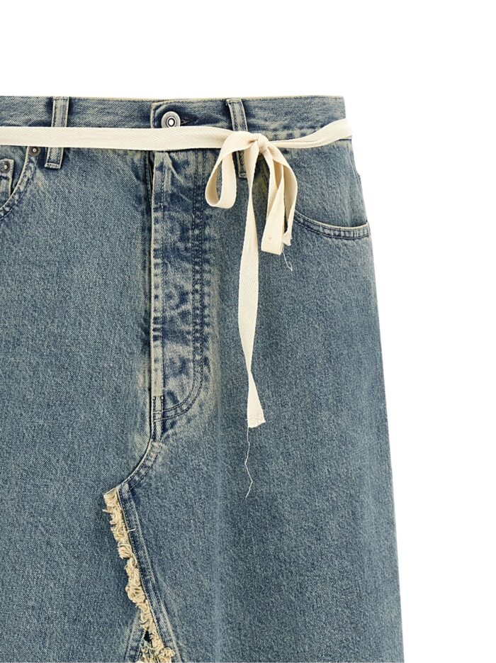 Maison Margiela Raw Hem Denim Skirt
