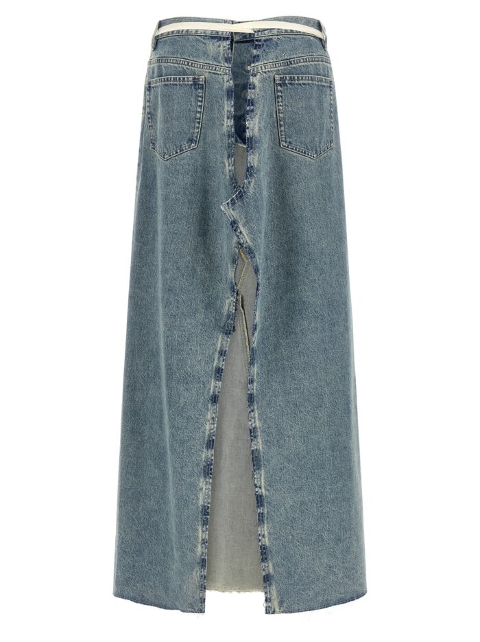 Maison Margiela Raw Hem Denim Skirt