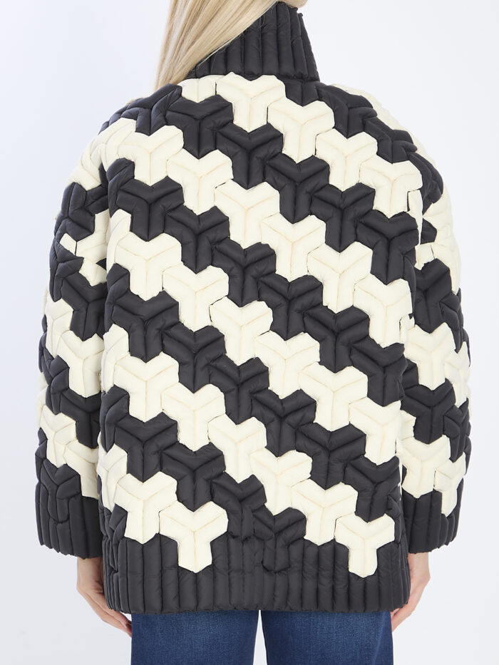 Raxxy Black and white puffer jacket