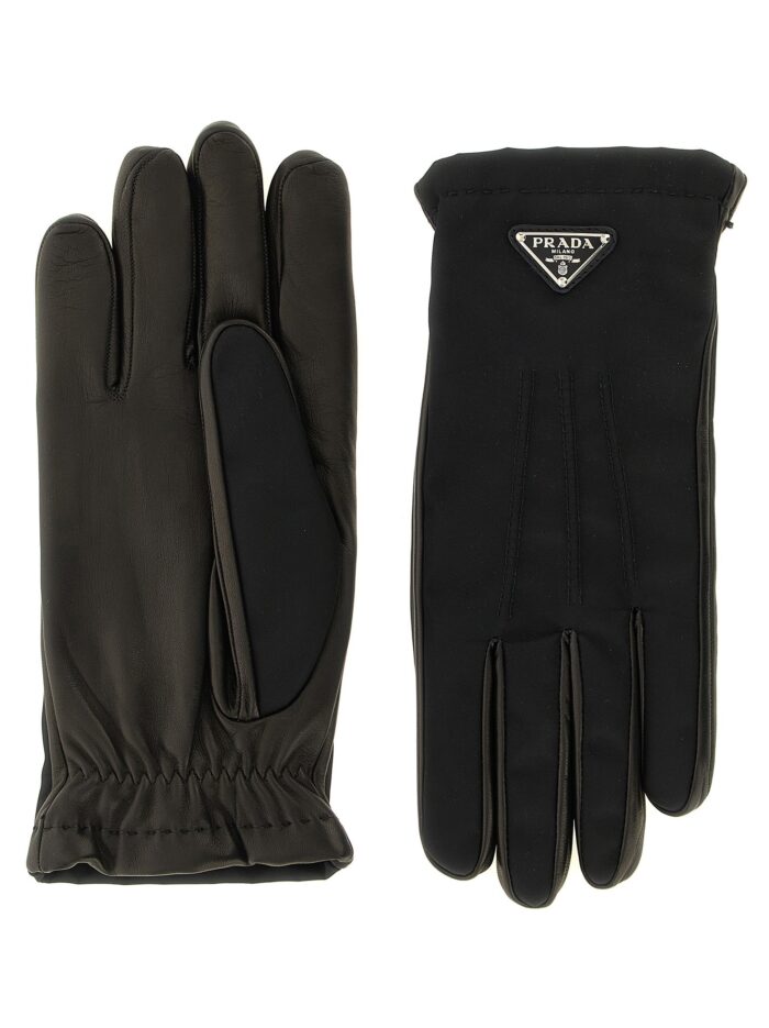 PRADA Re-Nylon And Nappa Gloves