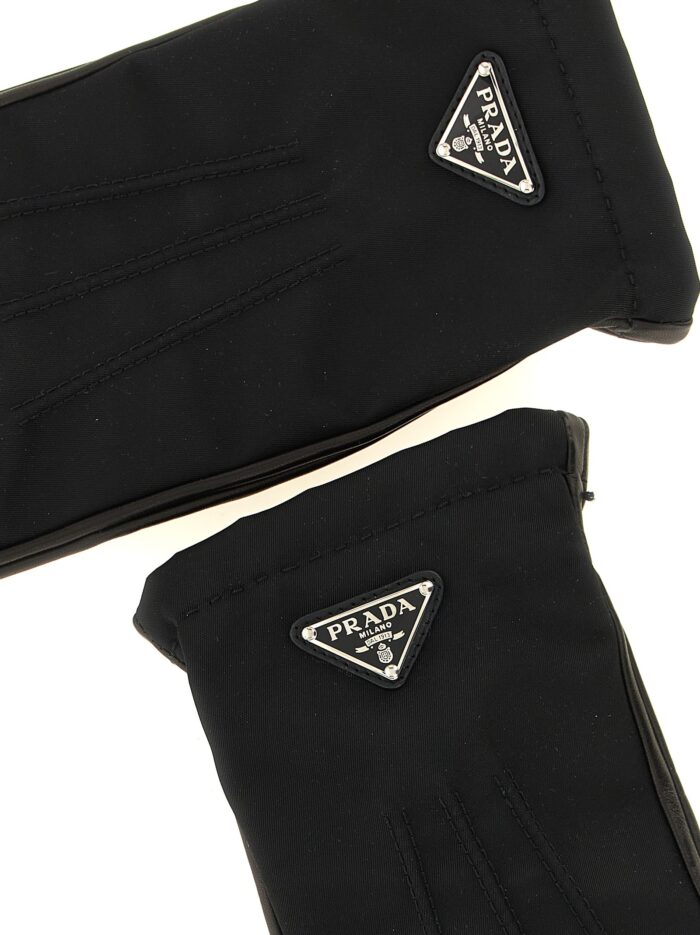 PRADA Re-Nylon And Nappa Gloves