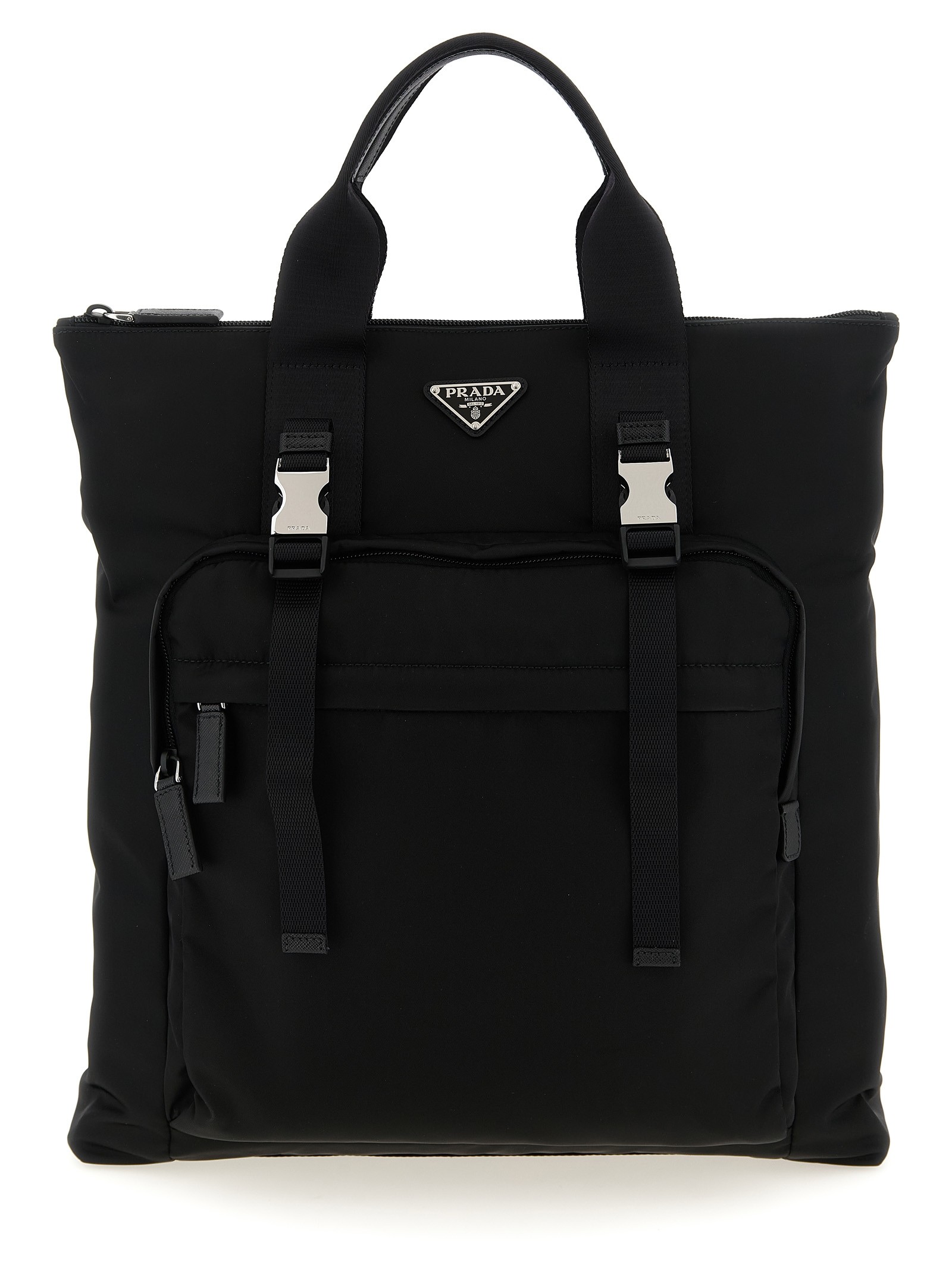 PRADA Re-Nylon And Saffiano Backpack Shopping Bag