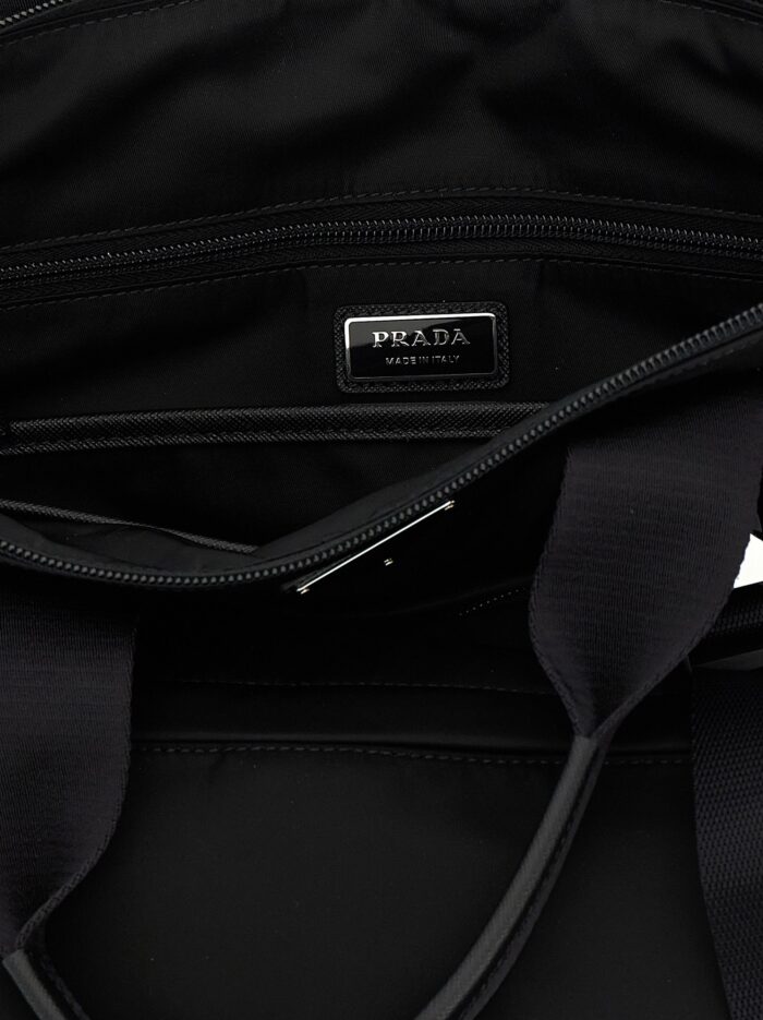 PRADA Re-Nylon And Saffiano Backpack Shopping Bag