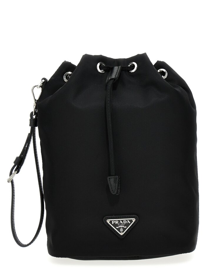 prada re nylon bucket bag PRADA Re-nylon Bucket Bag