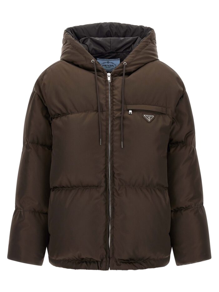 prada re nylon down jacket PRADA Re-nylon Down Jacket