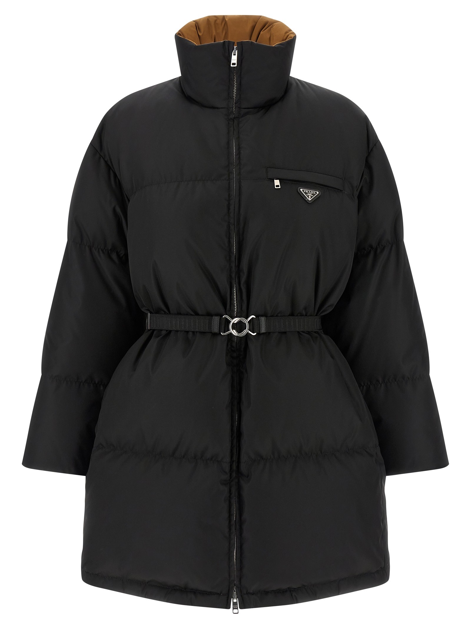 PRADA Re-Nylon Maxi Down Jacket