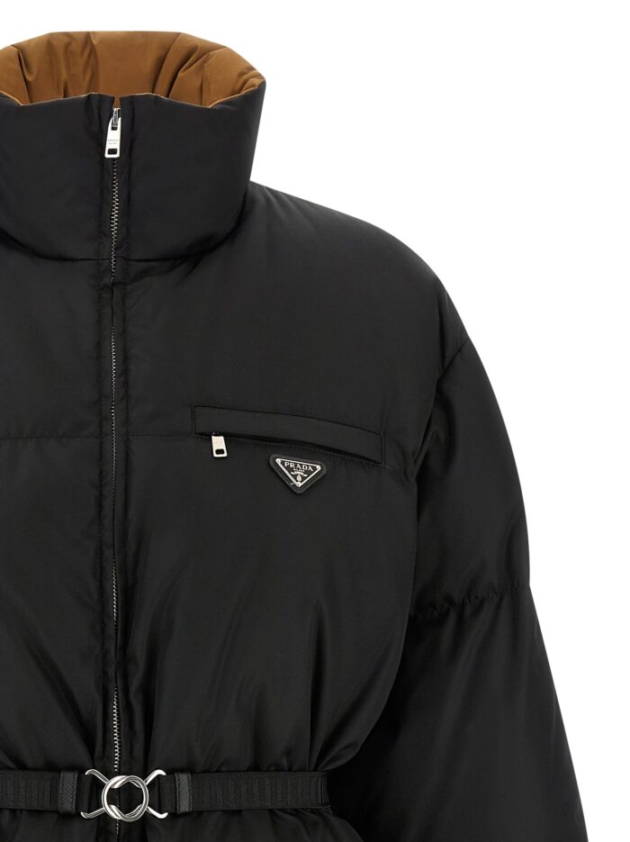 PRADA Re-Nylon Maxi Down Jacket