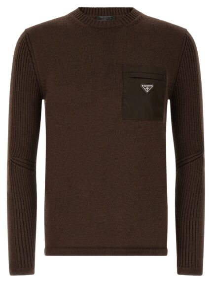 PRADA 'Re-Nylon' Pocket Sweater