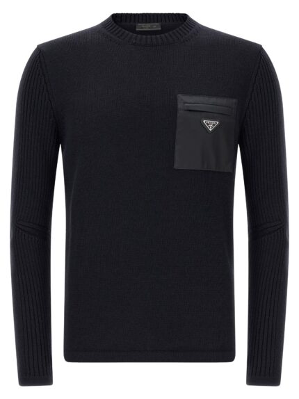 PRADA 'Re-Nylon' Pocket Sweater