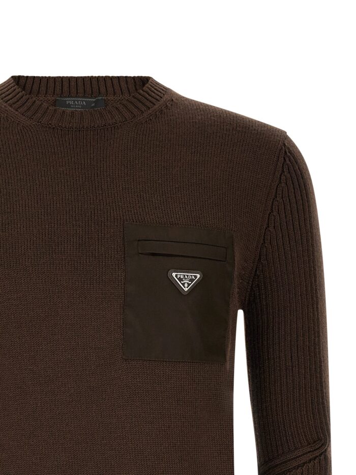 PRADA 'Re-Nylon' Pocket Sweater