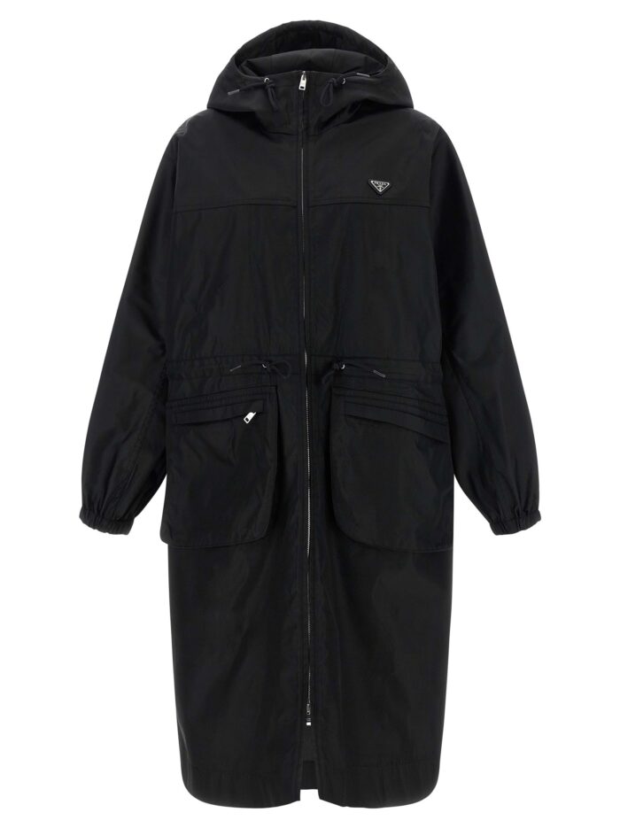prada re nylon raincoat PRADA Re-nylon Raincoat