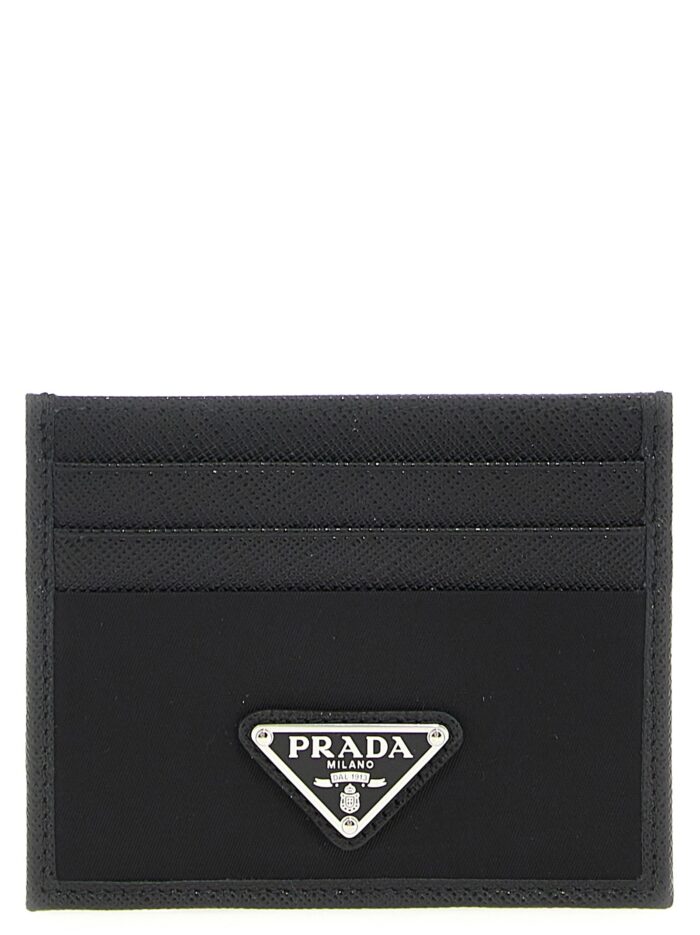 prada re nylon saffiano cardholder PRADA Re-Nylon Saffiano Cardholder