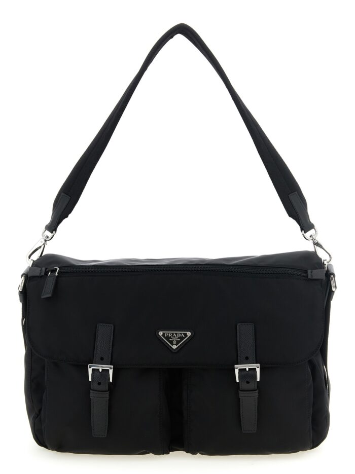 prada re nylon shoulder strap PRADA Re-Nylon Shoulder Strap