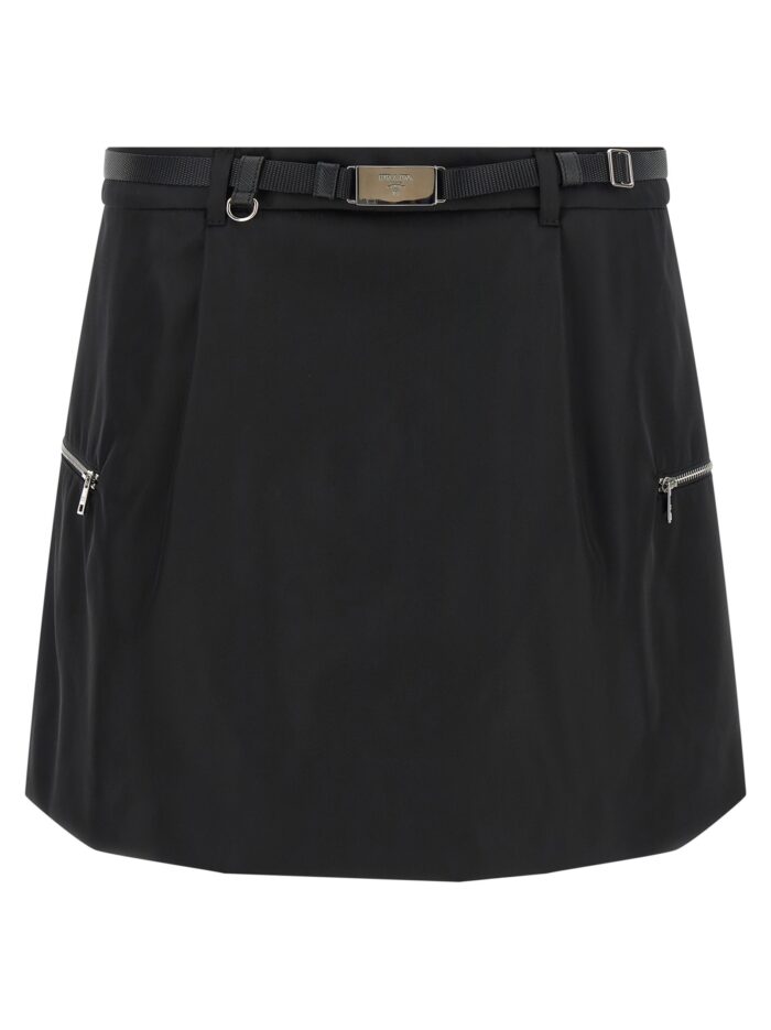 prada re nylon skirt PRADA Re-Nylon Skirt