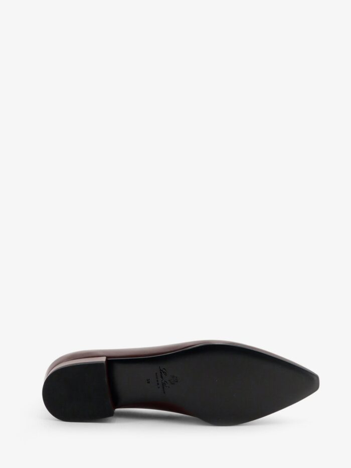 LORO PIANA Rebecca Leather Ballerinas