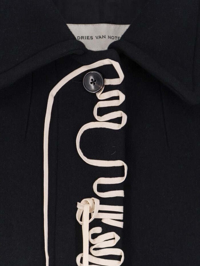 Dries Van Noten Rebela Wool Blend Coat