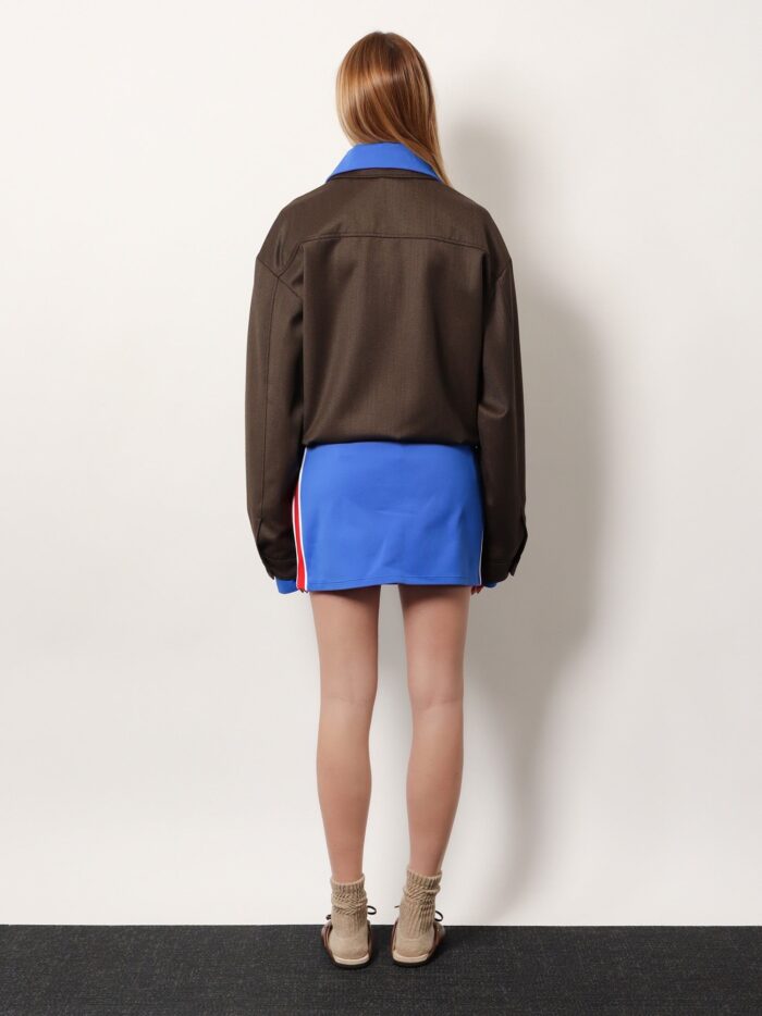 Miu Miu Recycled Material Mini Skirt