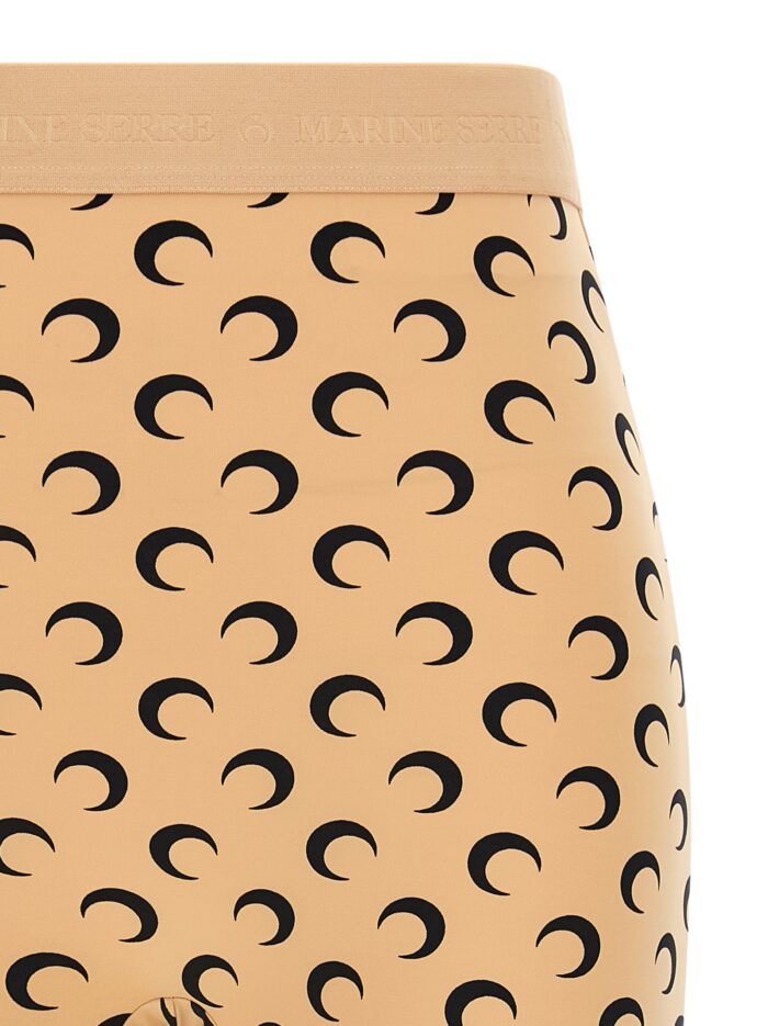 MARINE SERRE 'Recycled Moon' Biker Shorts