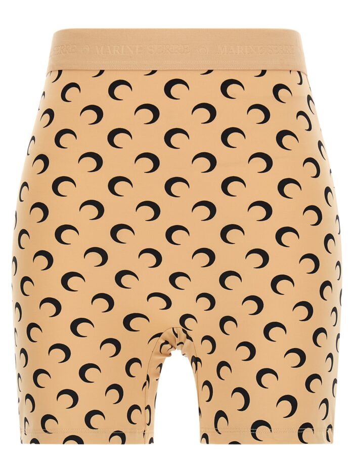 MARINE SERRE 'Recycled Moon' Biker Shorts