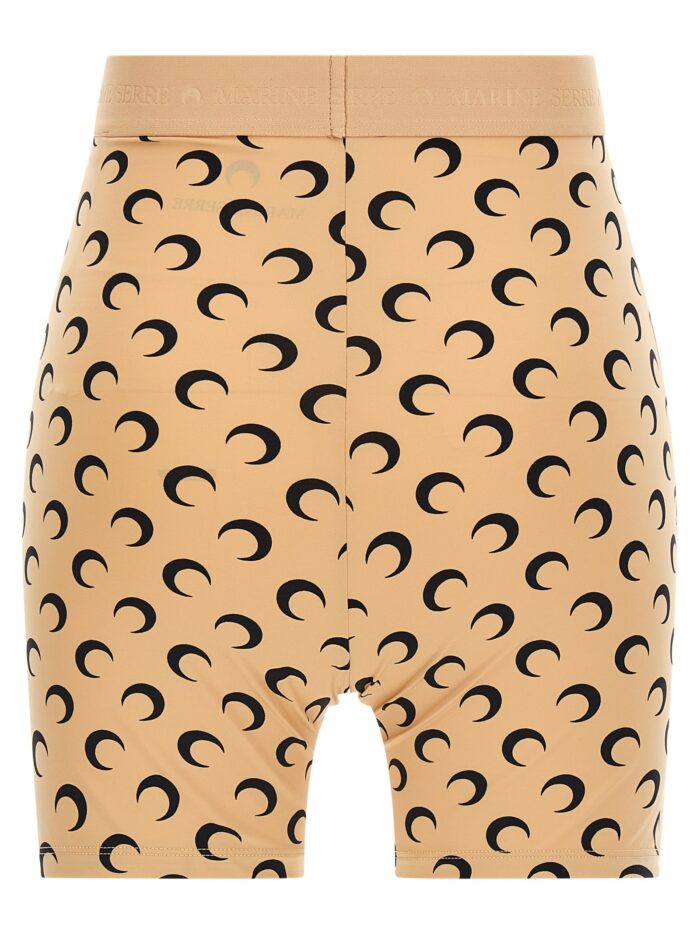 MARINE SERRE 'Recycled Moon' Biker Shorts