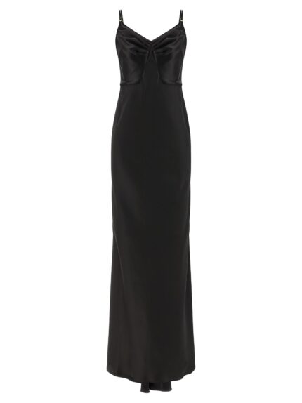 Elisabetta Franchi 'Red Carpet' Satin Dress