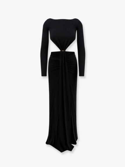 Elisabetta Franchi Red Carpet Stretch Viscose Dress