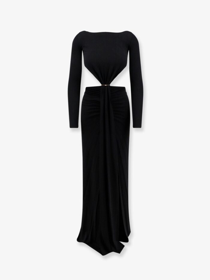 elisabetta franchi red carpet stretch viscose dress Elisabetta Franchi Red Carpet Stretch Viscose Dress