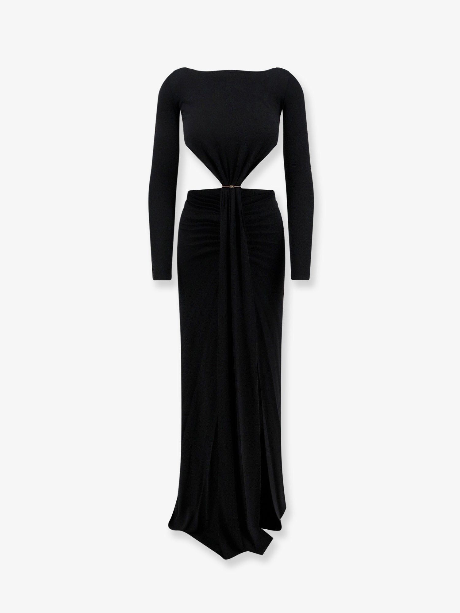 Elisabetta Franchi Red Carpet Stretch Viscose Dress
