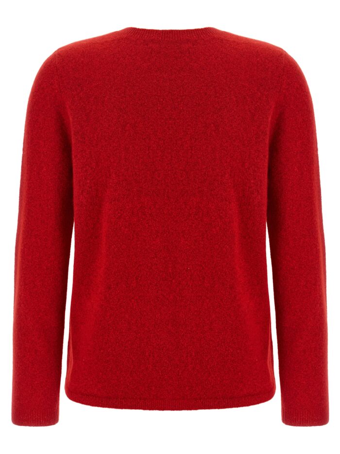 CO Red Cashmere And Silk Sweater