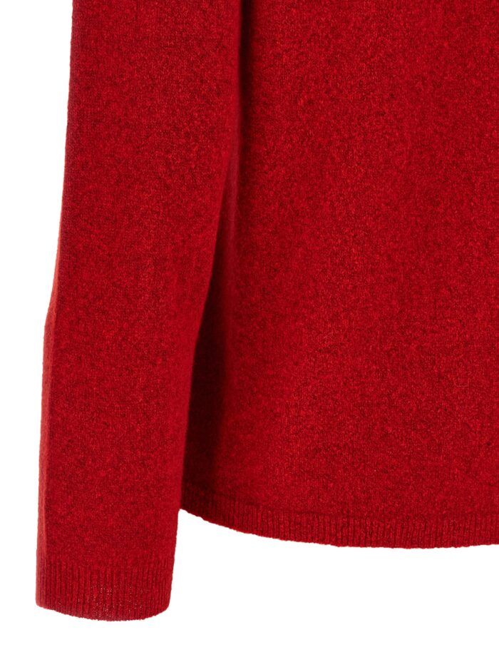 CO Red Cashmere And Silk Sweater