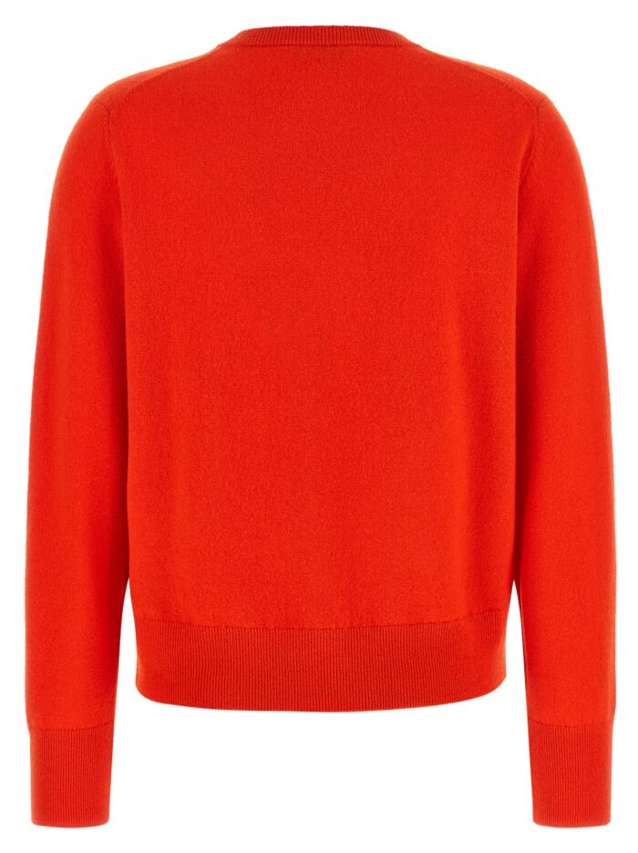 VINCE Red Cashmere V-neck Sweater