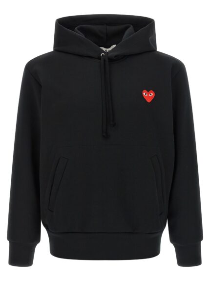 COMME DES GARCONS PLAY 'Red Emblem' Patch Hoodie