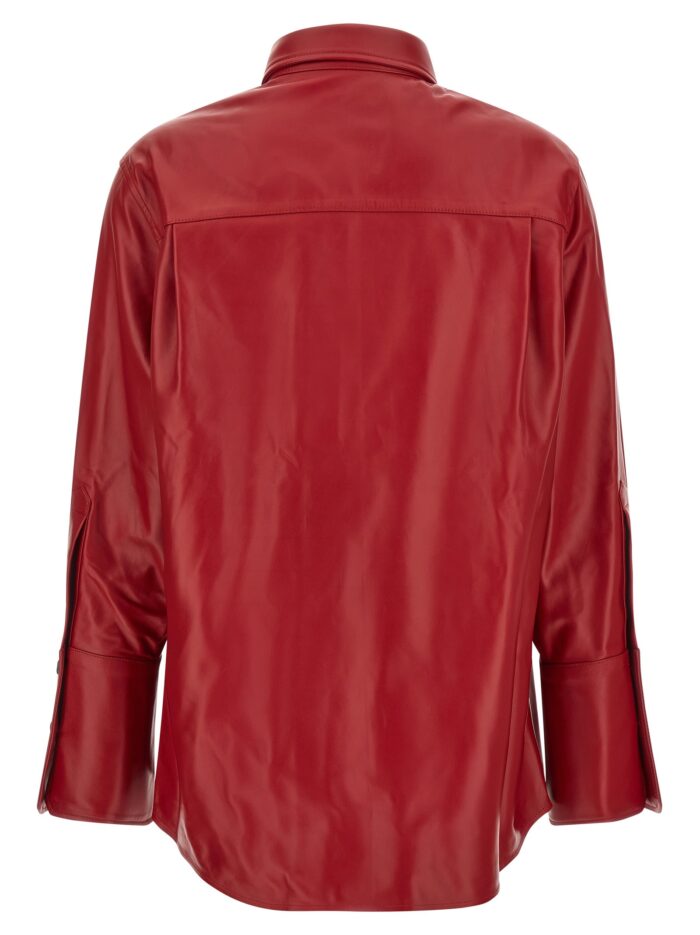 CO Red Leather Shirt