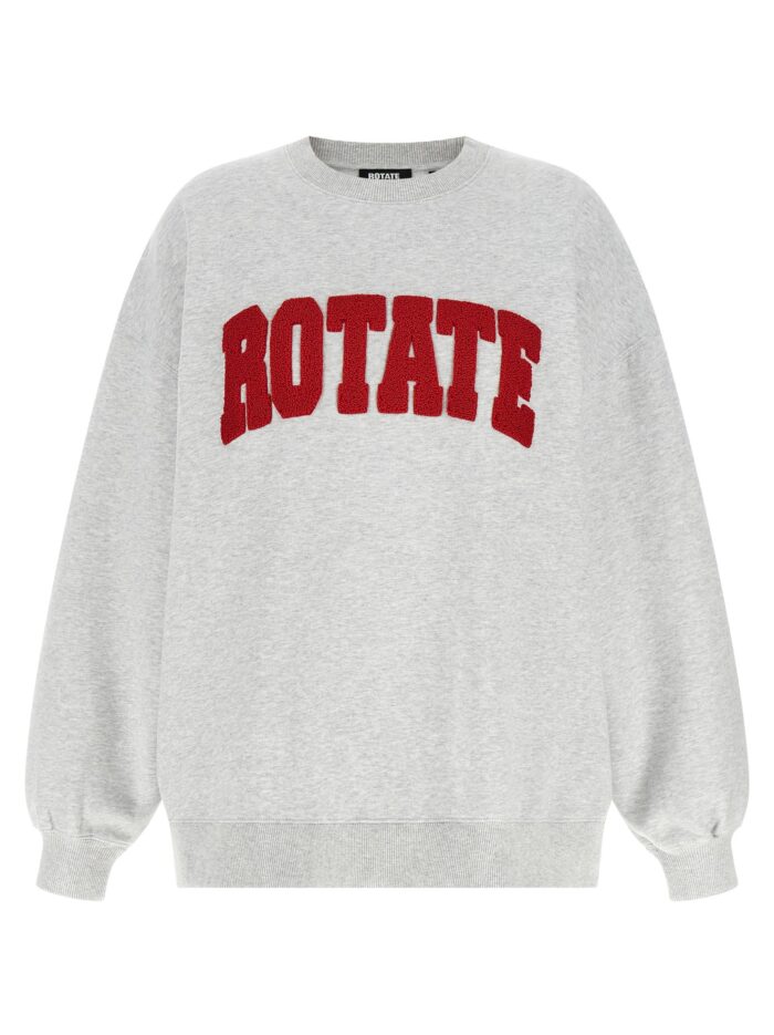 rotate birger christensen red logo sweatshirt ROTATE BIRGER CHRISTENSEN Red Logo Sweatshirt