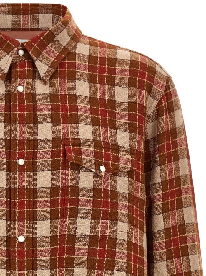 VISVIM Red 'Meridian Check' Shirt