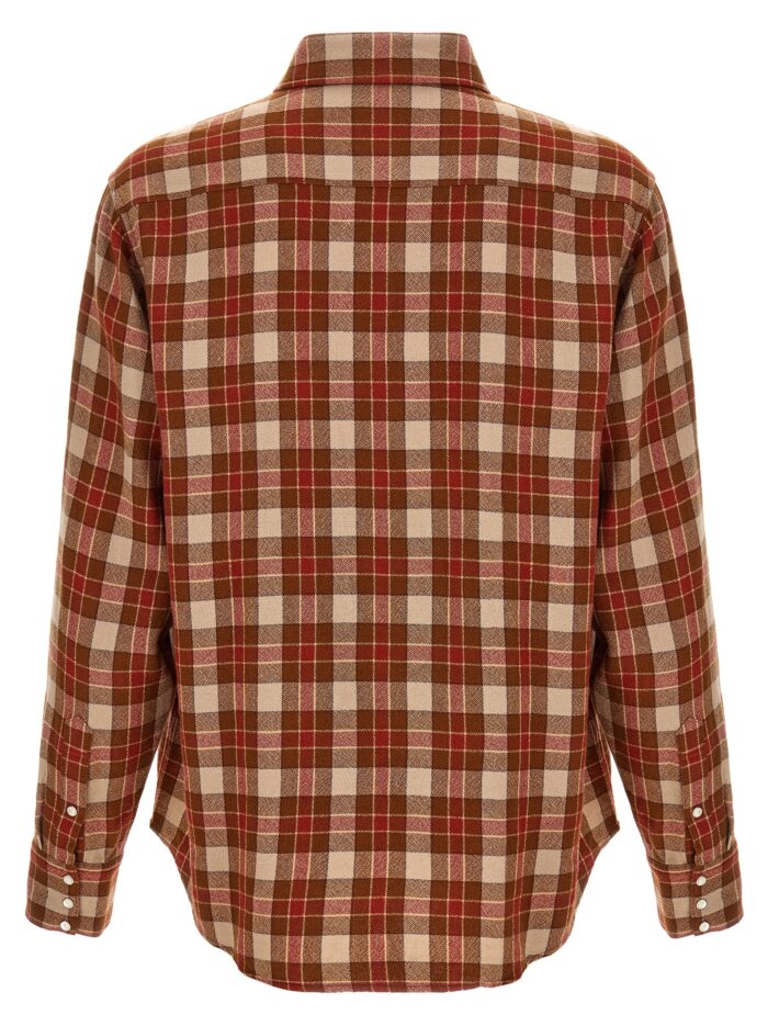 VISVIM Red 'Meridian Check' Shirt