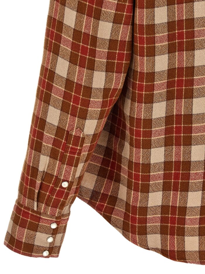 VISVIM Red 'Meridian Check' Shirt