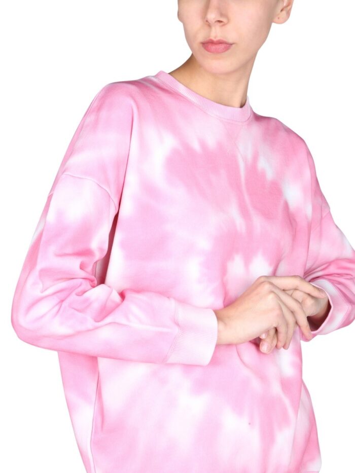 RED VALENTINO TIE-DYE PATTERN SWEATSHIRT