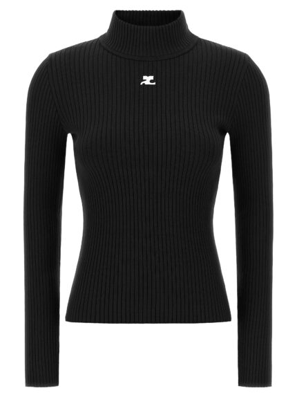 COURREGES 'Reedition' High Neck Sweater