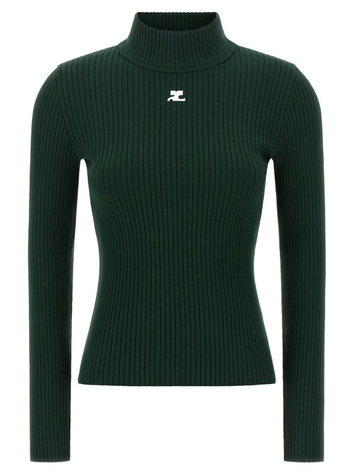 courreges 'reedition rib knit' sweater COURREGES 'Reedition Rib Knit' Sweater