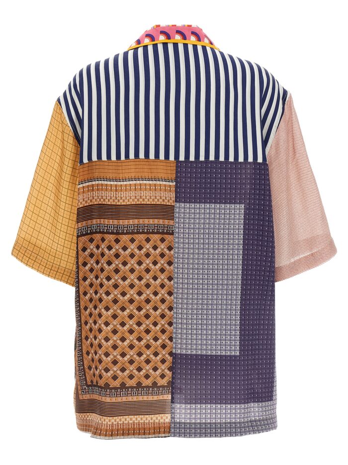 MARINE SERRE 'Regenerated Silk Scarves Bowling' Shirt