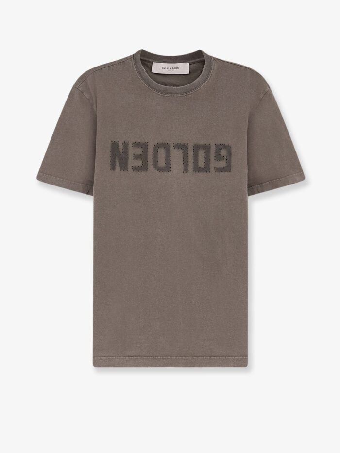 Golden Goose Deluxe Brand Regular Distressed Cotton T-shirt