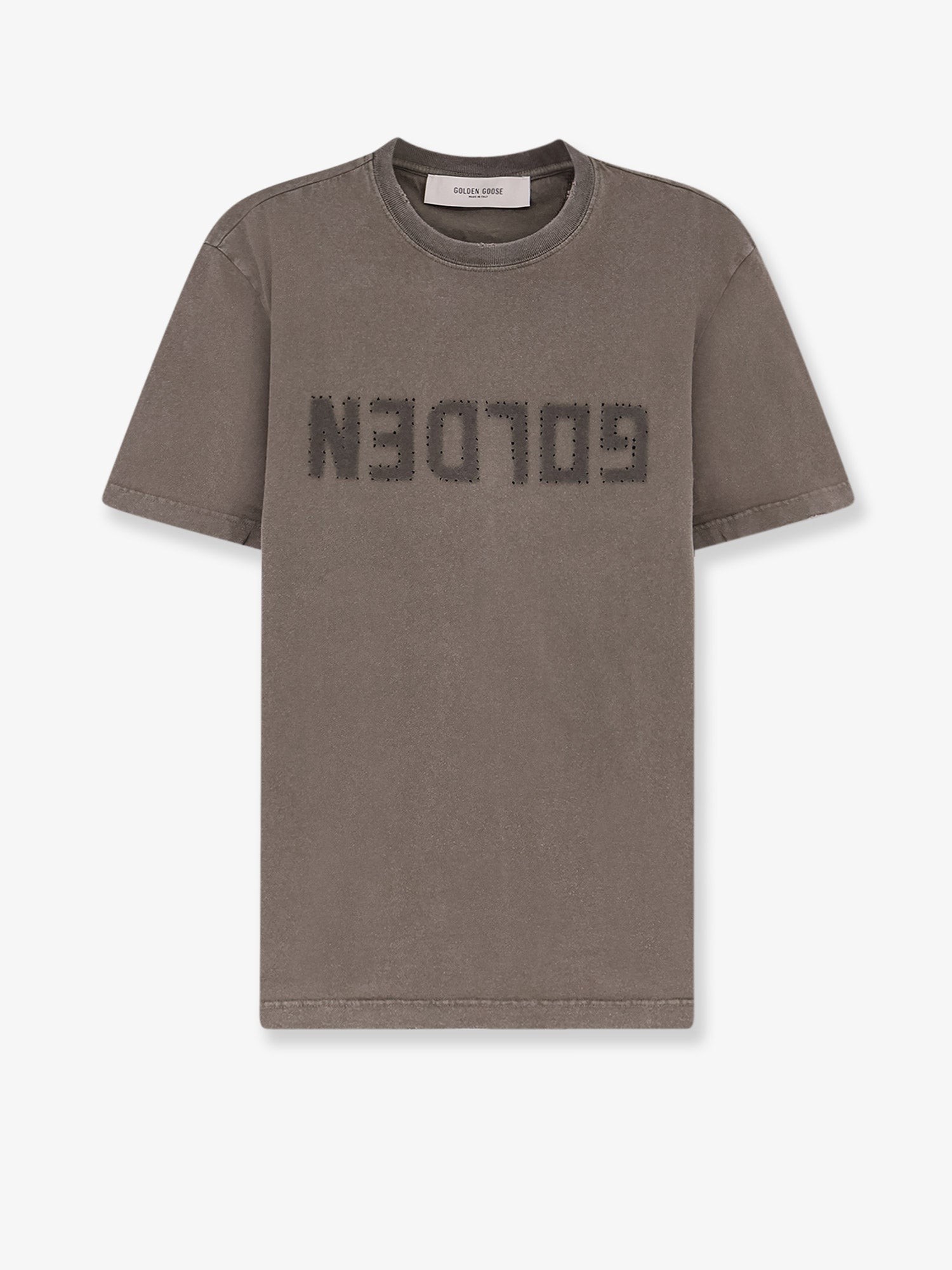 Golden Goose Deluxe Brand Regular Distressed Cotton T-shirt