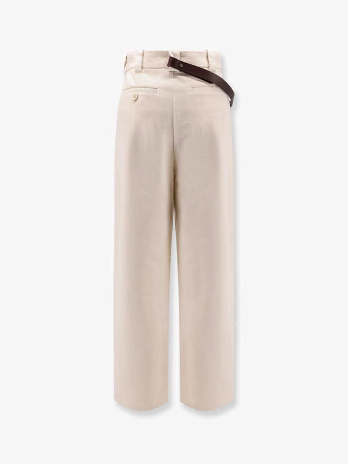Reimagine By Pinko X Patrick McDowell Cotton Trousers With Crossover And Belt