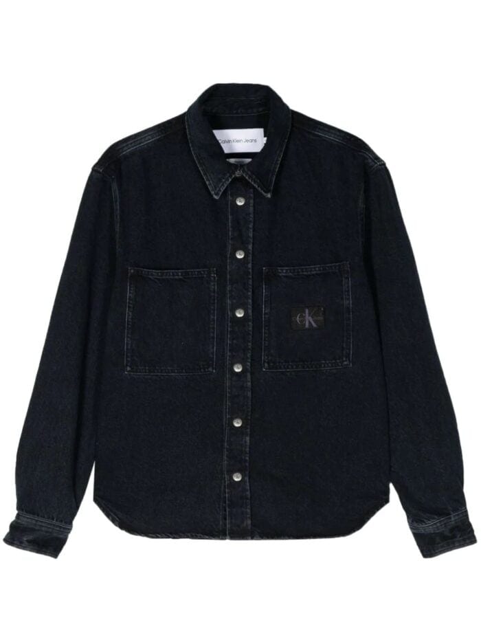 Relaxed Linear Denim Shirt