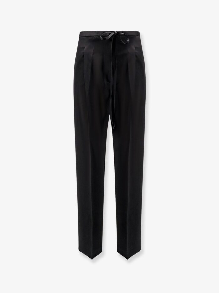 rohe relaxed satin trousers Rohe Relaxed Satin Trousers