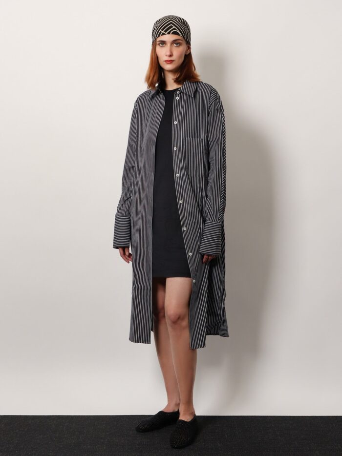 Toteme Relaxed Tee Lyocell And Cotton Short Dress