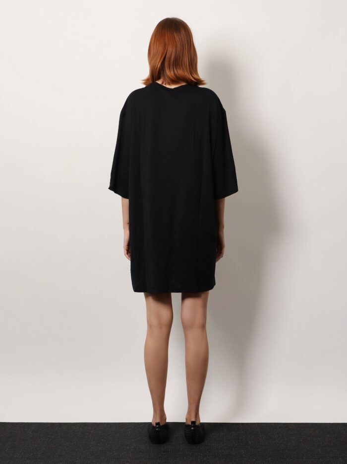 Toteme Relaxed Tee Lyocell And Cotton Short Dress